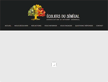 Tablet Screenshot of ecoliersdusenegal.org
